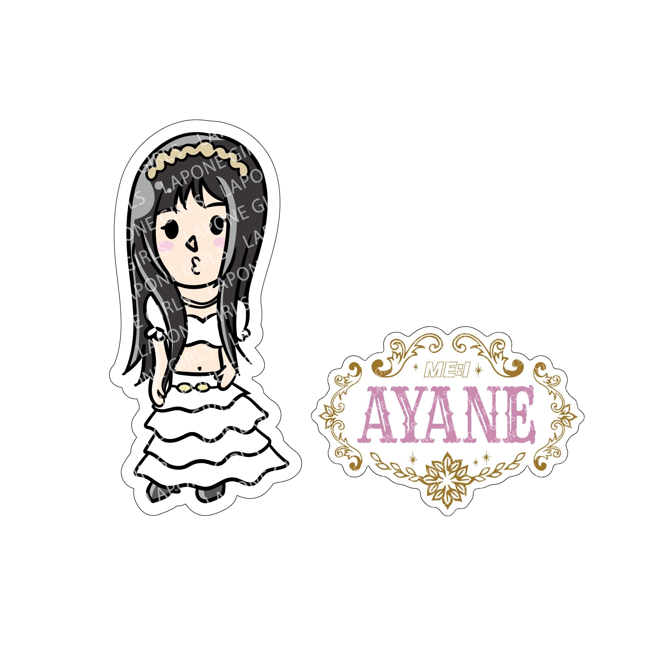 最新入荷 ステッカーセット(AYANE) STORE LAPONE – クリアファイル