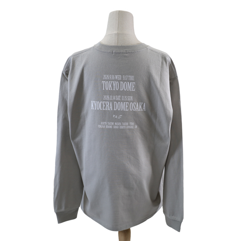 ロングスリーブTシャツ (GRAY)