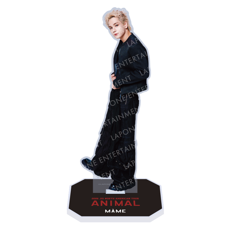 JO1　豆原一成　直筆サイン入りチェキ Acrylic stand [Black] (豆原一成) – LAPONE STORE