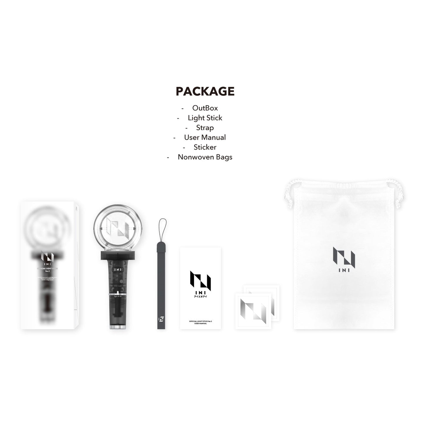 INI OFFICIAL LIGHT STICK Ver.2