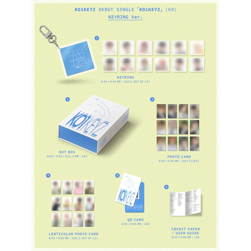 KO1KEYZ(KR) <KEYRING Ver./全12種中ランダム1種>