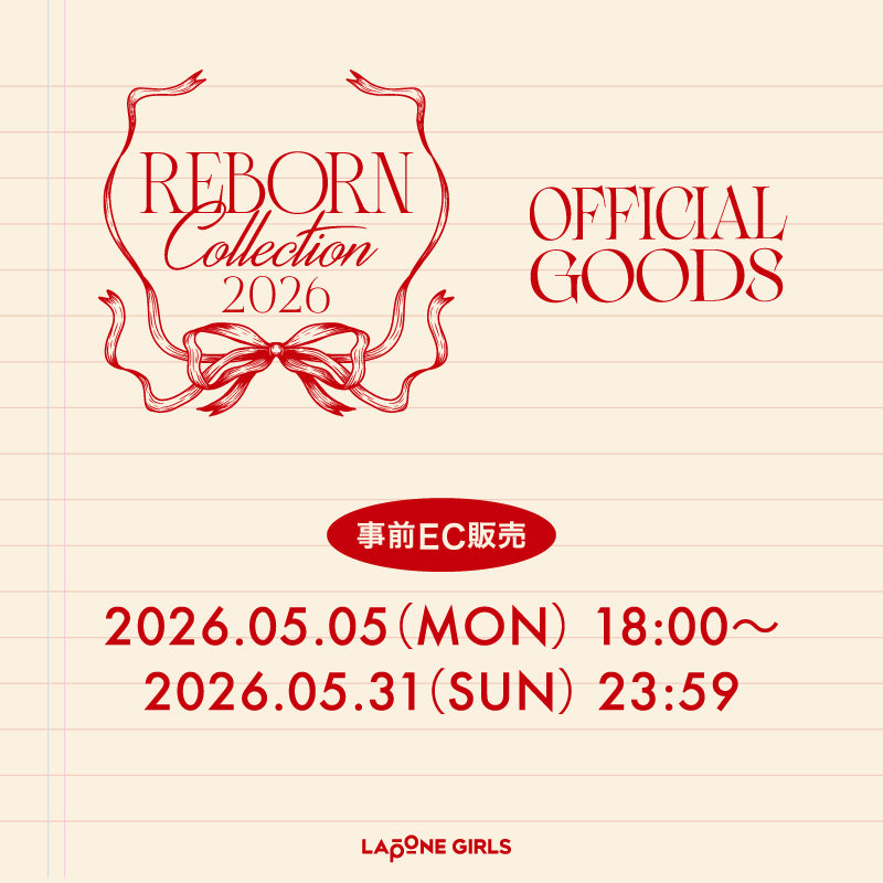 IS:SUE『REBORN Collection 2026 -Tied Icons-』OFFICIAL GOODS事前EC販売決定&本日5/25(月)18:00より販売開始！