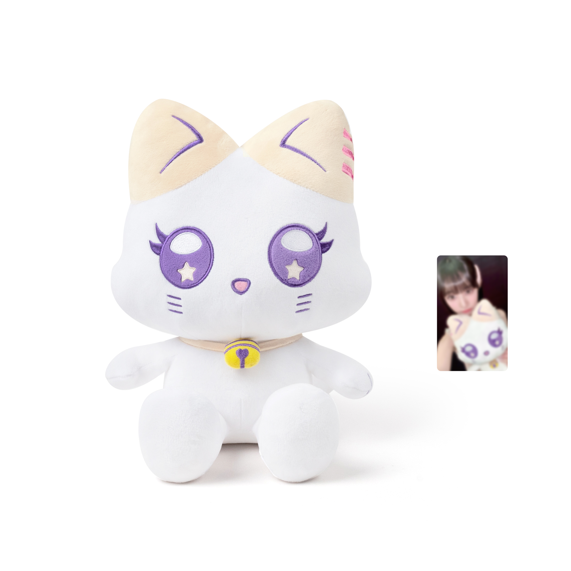 飯田栞月 TSUKI おすわりME:EYE's トレカのみ　セルカ　036 飯田栞月 TSUKI おすわりME EYE's ぬいぐるみ トレカ付き｜Yahoo