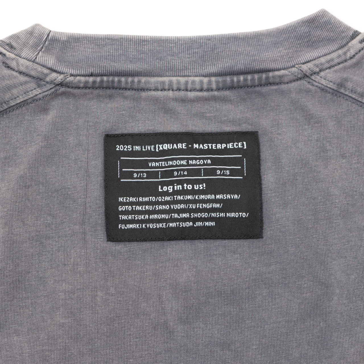 Tシャツ / 2025 INI LIVE [XQUARE - MASTERPIECE]