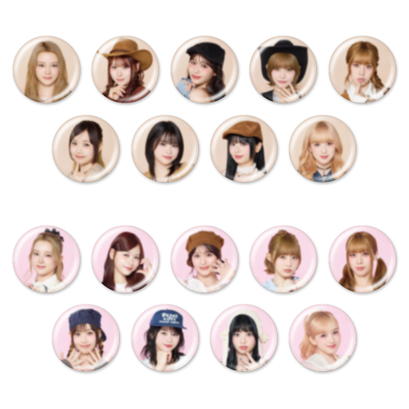 缶バッジ [ランダム/全18種] / 2025 ME:I 1ST ARENA LIVE TOUR "THIS IS ME:I"