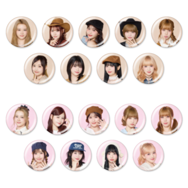 缶バッジ [ランダム/全18種] / 2025 ME:I 1ST ARENA LIVE TOUR 