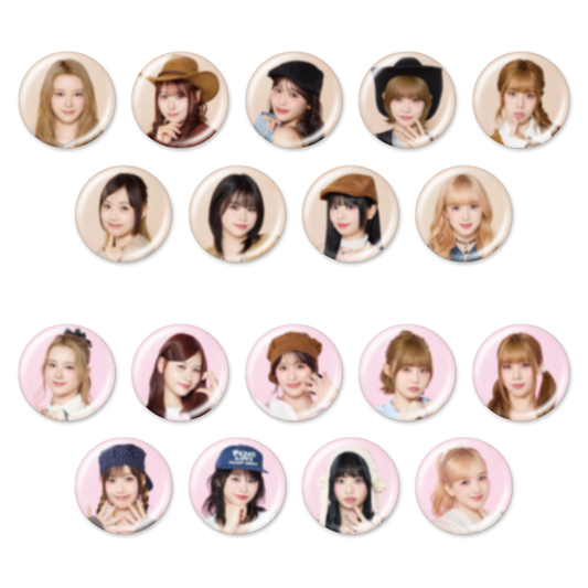 缶バッジ [ランダム/全18種] / 2025 ME:I 1ST ARENA LIVE TOUR "THIS IS ME:I"