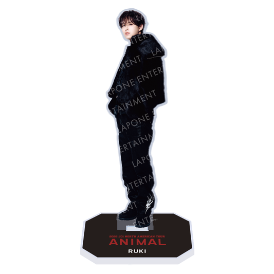Acrylic stand [Black] (白岩瑠姫)