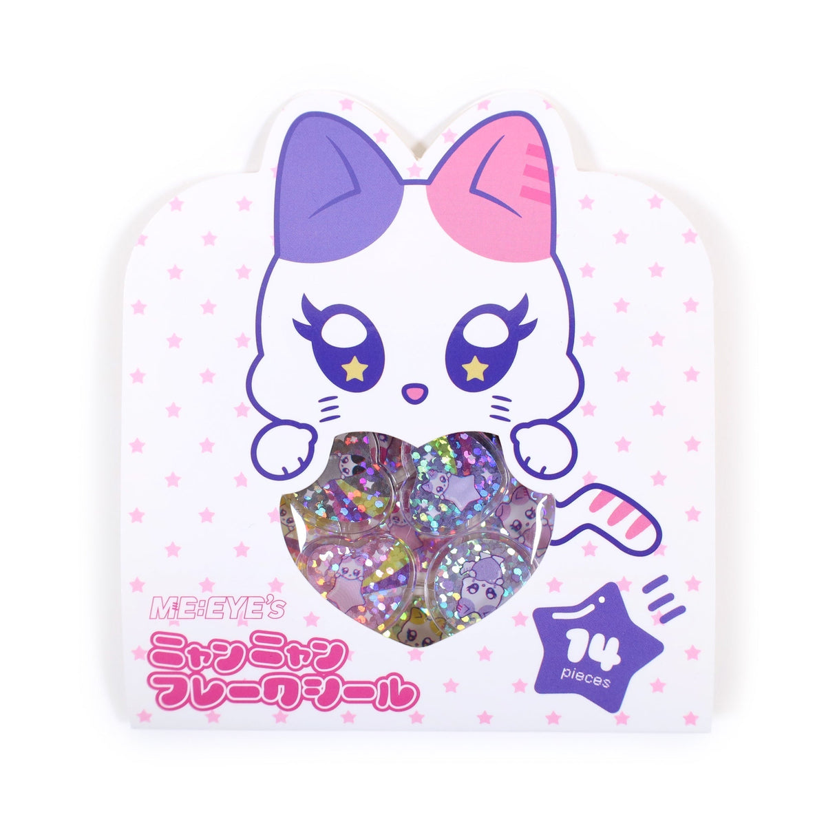 ME:EYE's ニャンニャンフレークシール