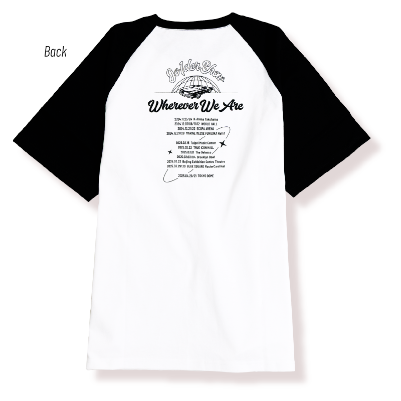 ラグランTシャツ / JO1DER SHOW 2025 ‘WHEREVER WE ARE’ IN TOKYO DOME