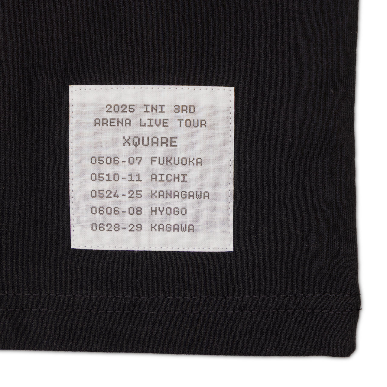 Tシャツ / 2025 INI 3RD ARENA LIVE TOUR [XQUARE]