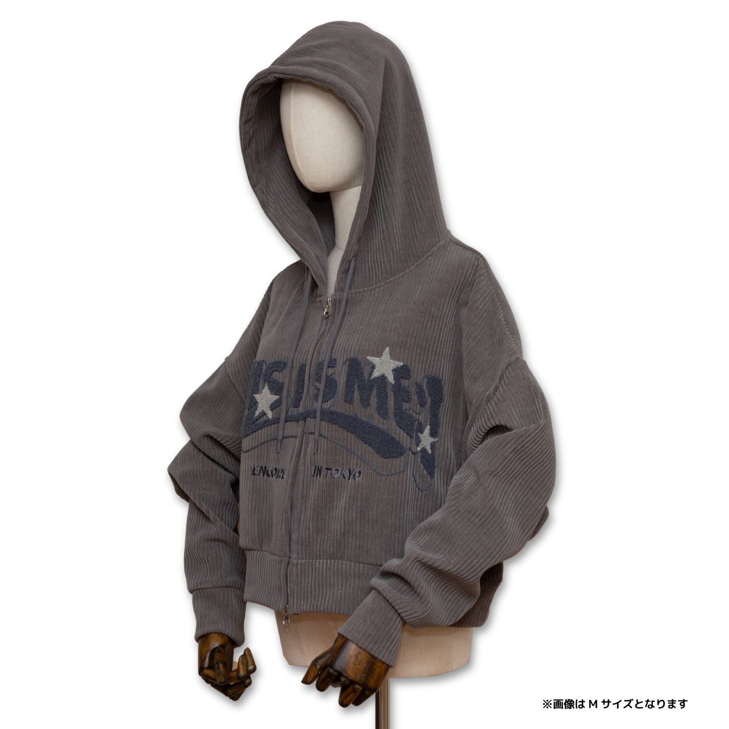 コーデュロイパーカー