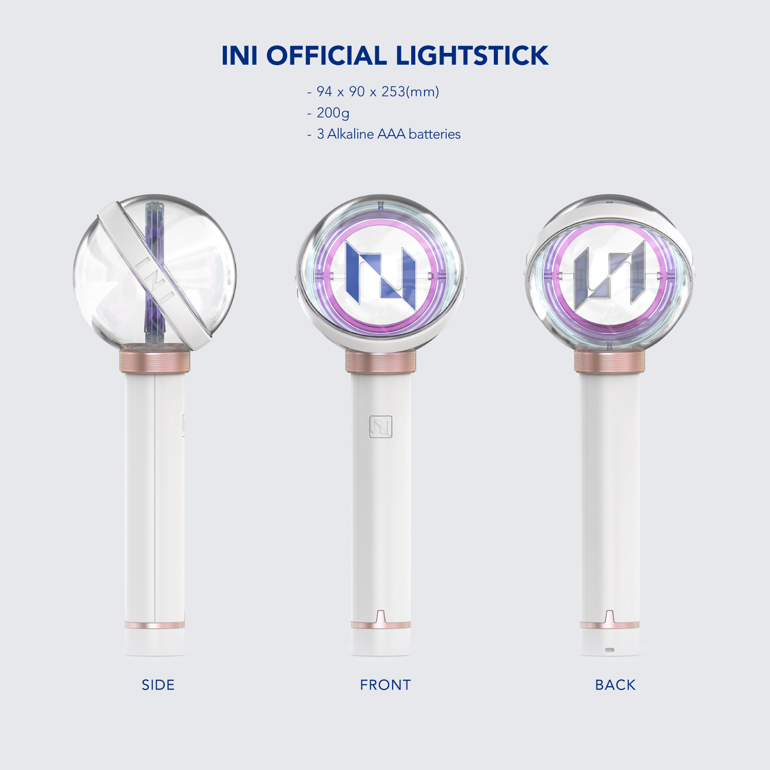 INI ペンライト INI OFFICIAL LIGHT STICK – LAPONE STORE