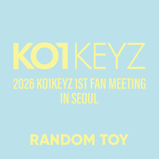 RANDOM TOY [ランダム/全48種] / 2026 KO1KEYZ 1ST FAN MEETING IN SEOUL