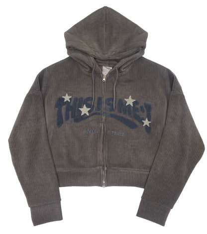 コーデュロイパーカー